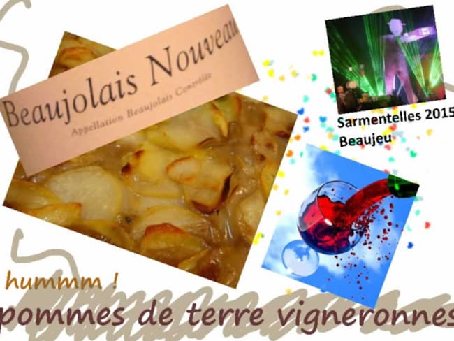 Pommes de terre vigneronnes, beaujolaises