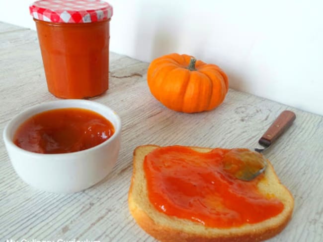 Confiture de potiron aux pumpkin spices