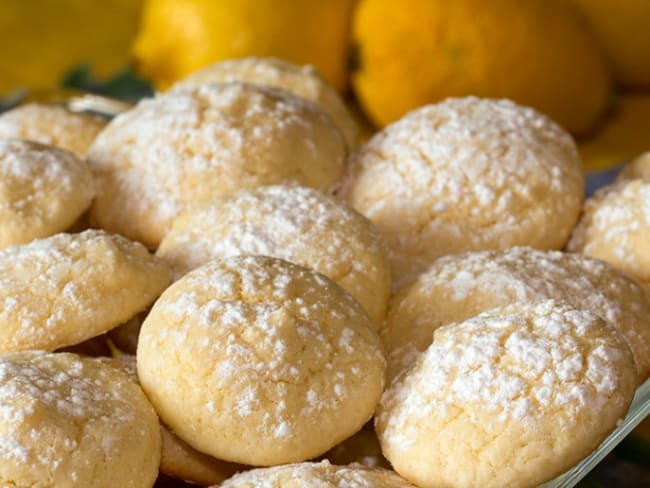 Biscuits moelleux au citron et à l'huile d'olive