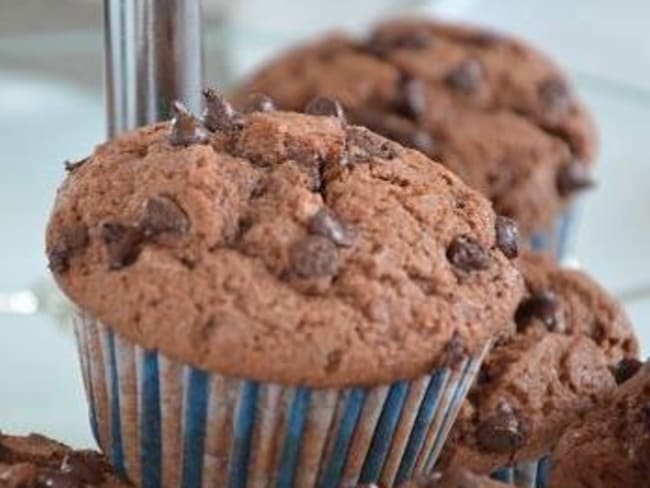 Muffins moelleux aux pépites de chocolat