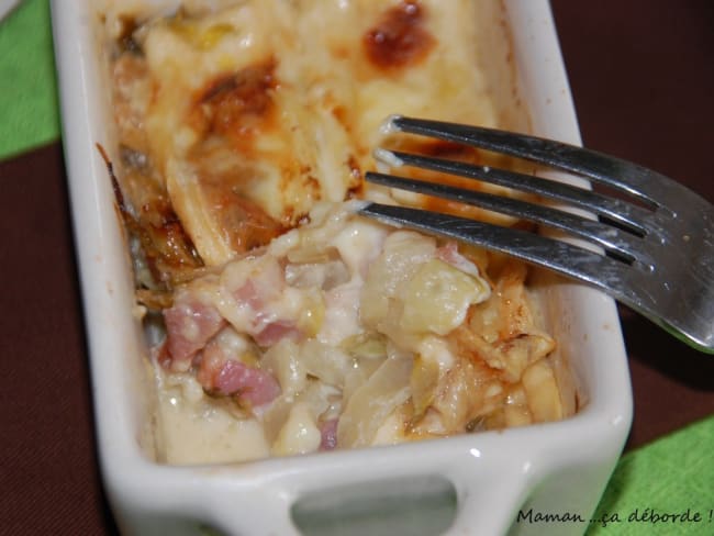 Endives ou chicons façon tartiflette