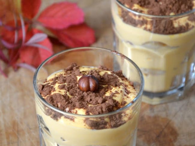 Tiramisù butternut noisettes sans oeufs