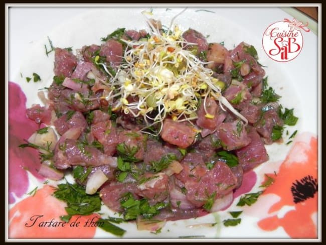 Tartare de thon