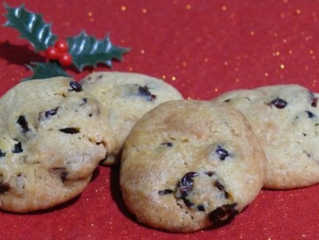 Cookies Cranberries et Chocolat Blanc