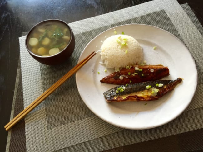 Filets de maquereau au miso