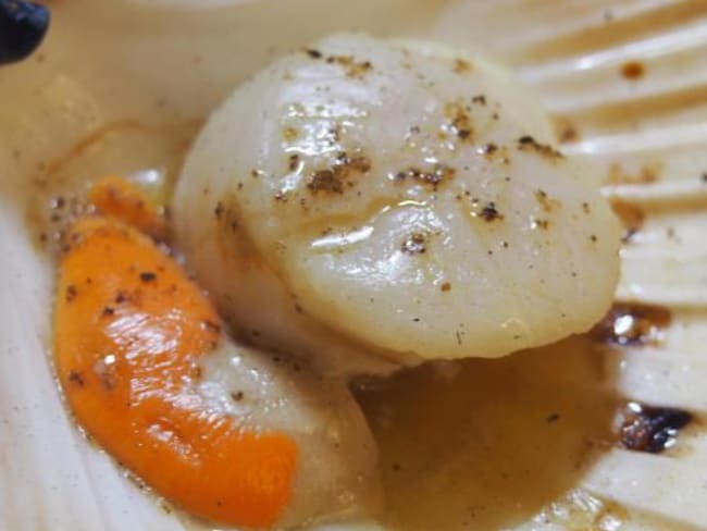 Coquille Saint-Jacques au vermouth Noilly Prat