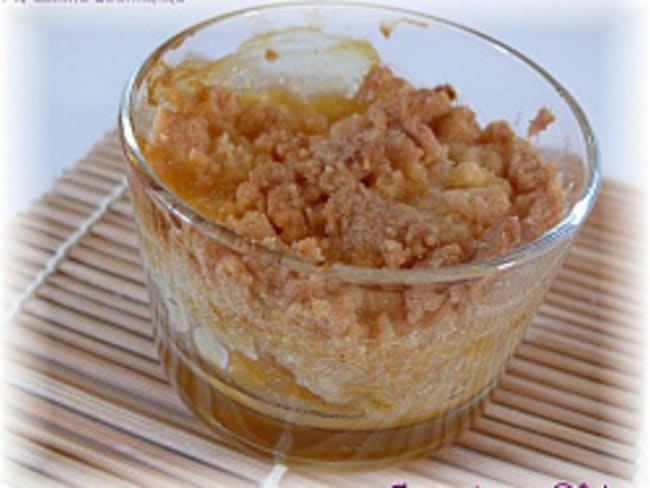 Crumble aux Pêches