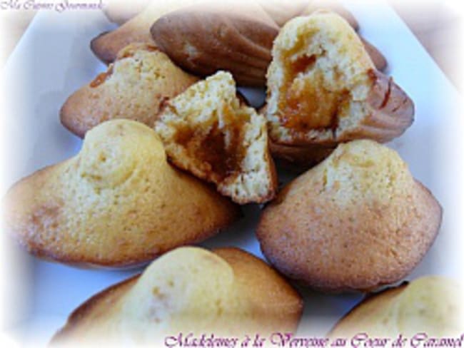 Madeleines Verveine et Coeur de Caramel