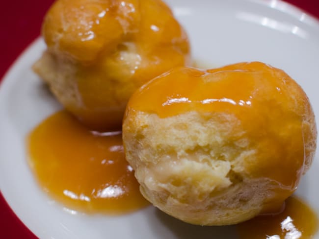 Choux au caramel au beurre salé