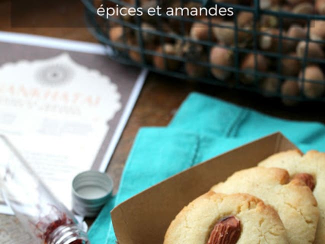 Cookies safran, epices et amandes