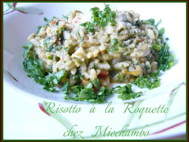 Risotto à la roquette