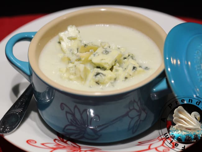 Soupe de chou-fleur au bleu d'Auvergne