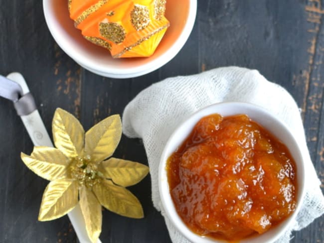 Confiture de courge aux zestes d'orange et à la cannelle