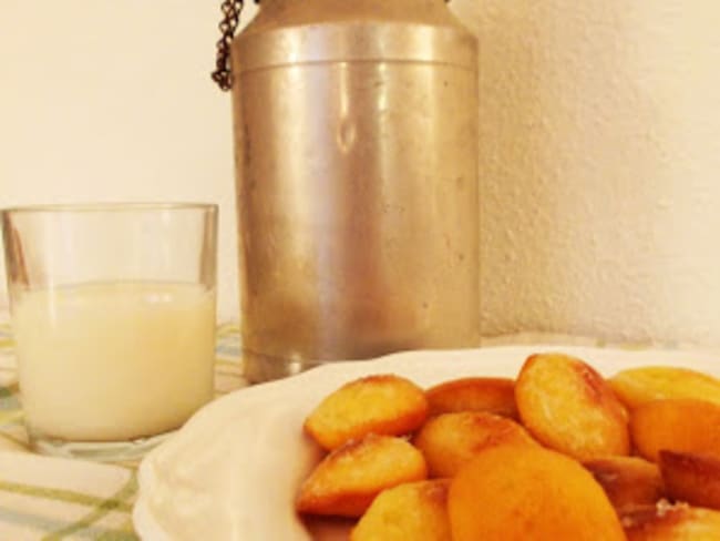 Mini madeleines glacées au citron de Christophe Michalak