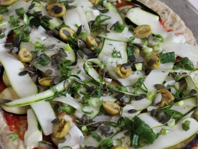 Pizza aux Légumes d’été
