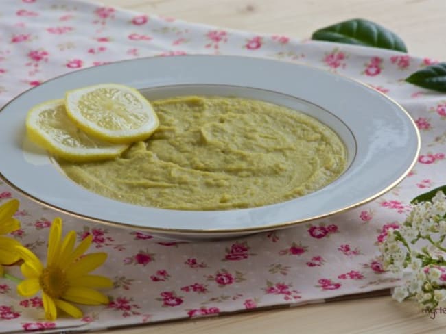 Une purée de pois cassés au panais