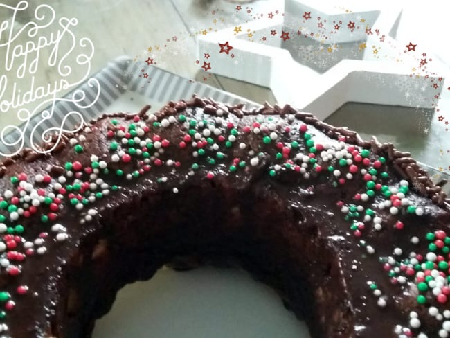 Couronne de Noël citron chocolat