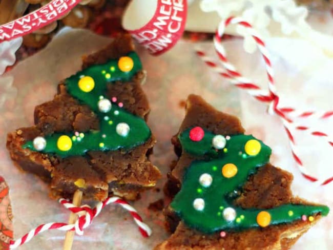 Sapin de Noël en chocolat