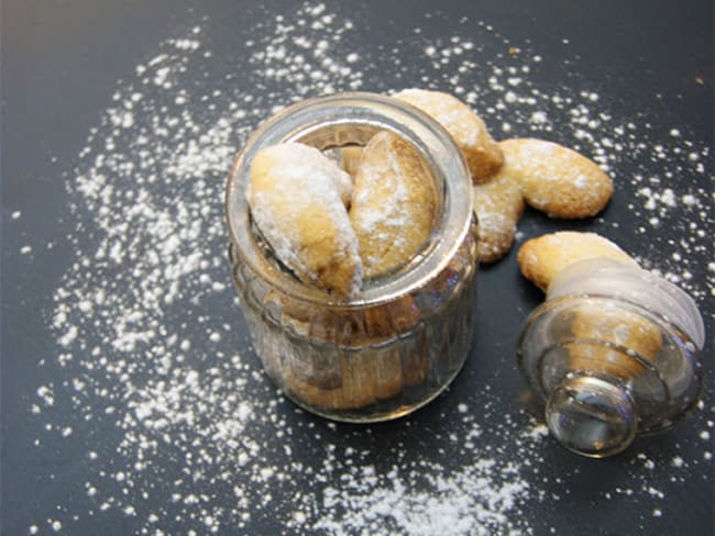 Kipferle biscuits de noël à la vanille
