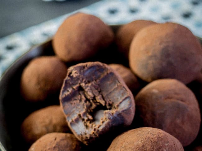 Truffes au chocolat noir et au whisky alsacien