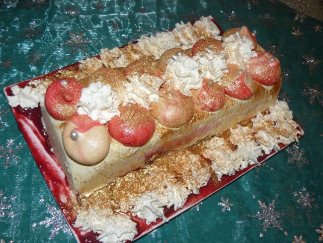 Bûche version cheesecake