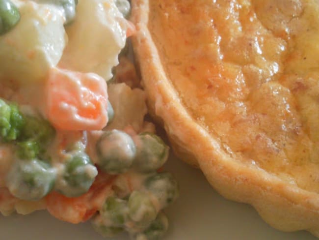 Quiche aux crevettes et écrevisses