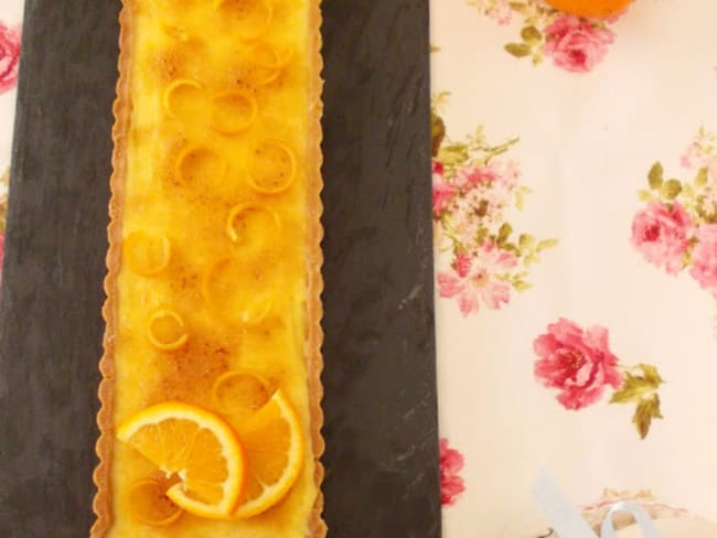 Tarte à l'orange caramélisée de Christophe Felder