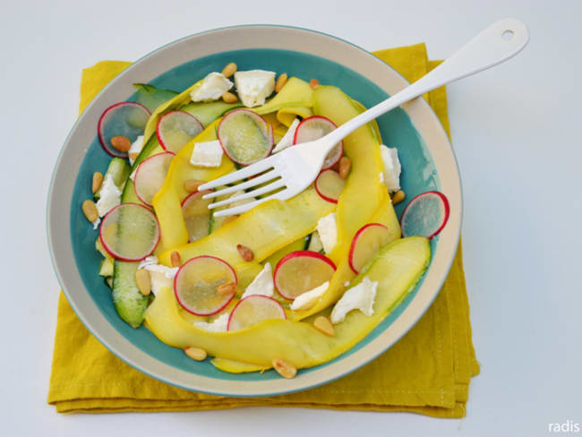 Carpaccio de courgette de Joël Thiébault