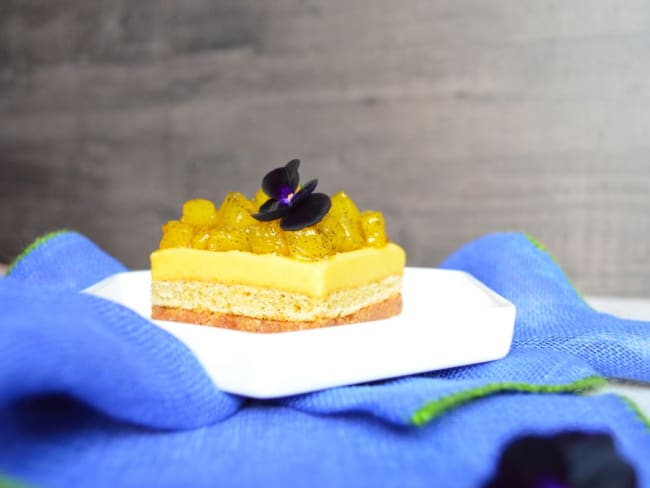 Entremets exotiques mangue et ananas