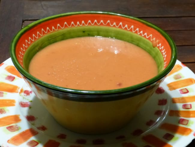 Velouté de courge butternut et betterave