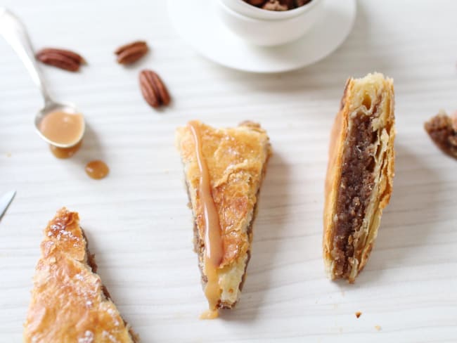 Galette des Rois pécan, vanille et pépites de caramel