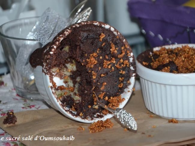 Mug cake express chocolat et banane