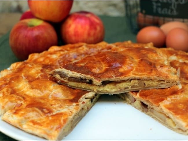 Galettes des Rois à la frangipane et pommes caramélisées