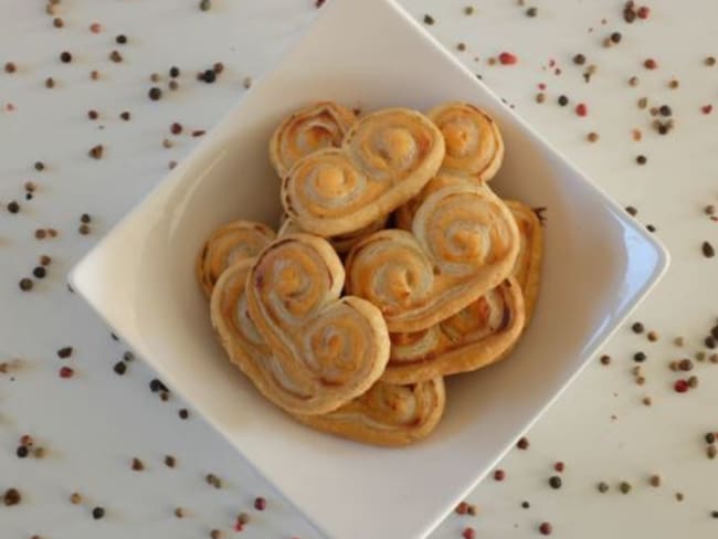 Palmiers au saumon fumé et fromage 5 baies