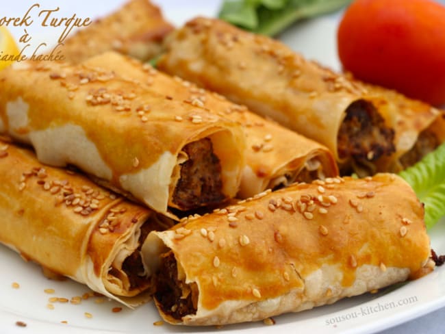 Borek turque à la viande hachée