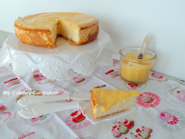 Cheesecake au lemon curd