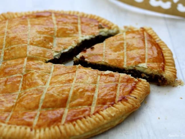 Galette des Rois au chocolat et noisette pour fêter l'Epiphanie