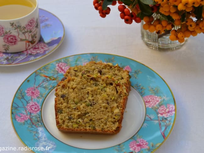 Cake pistache et zestes d’orange