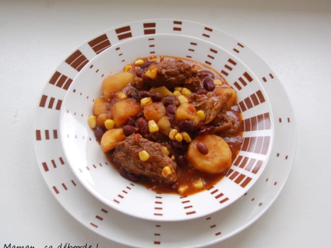 Boeuf mijoté à la mexicaine