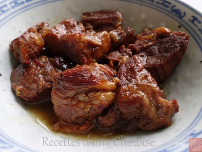 Porc au caramel : une recette chinoise classique