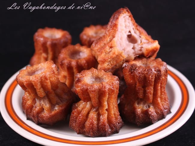 Cannelés aux framboises