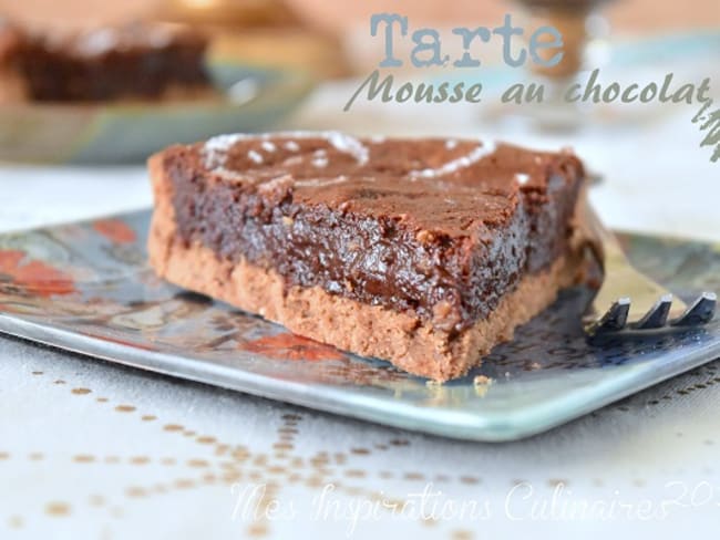 Tarte au chocolat facon mousse