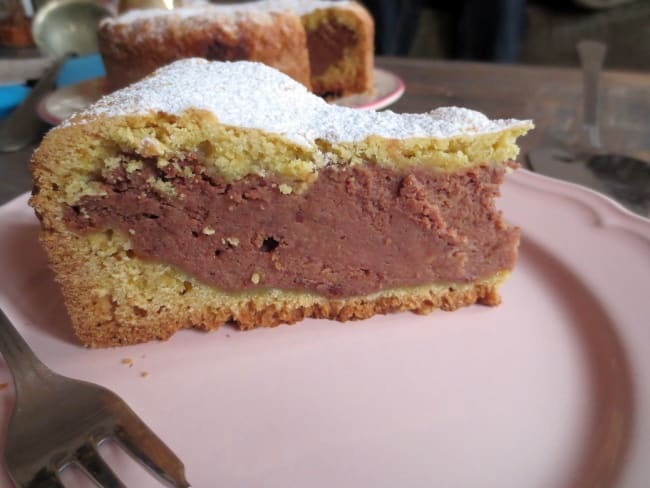 Gâteau à la ricotta amaretti et chocolat