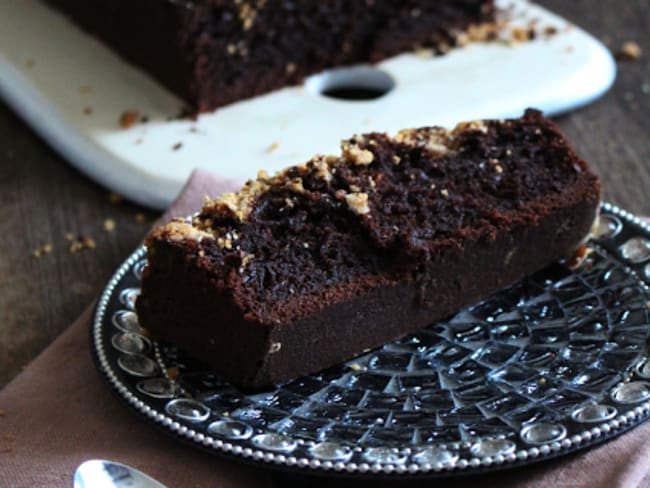 Big Cake au Chocolat et Crumble de noisettes d'après une recette du Chef Alain Ducasse