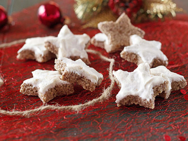 Zimtsterne, étoile à la cannelle, biscuits de Noël