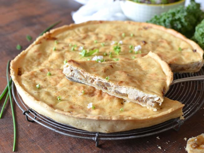 Quiche "lorraine" végétale