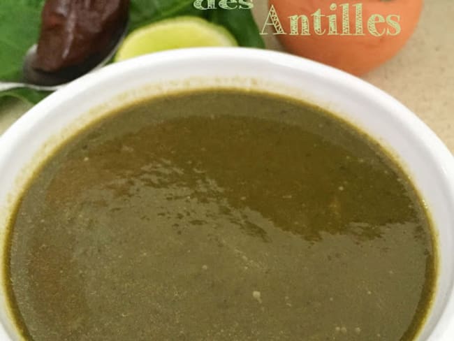 Soupe calalou traditionnelle des Antilles