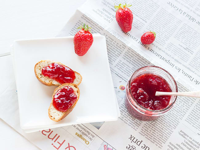 Confiture de fraise maison