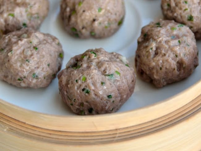 Boulettes de boeuf vapeur