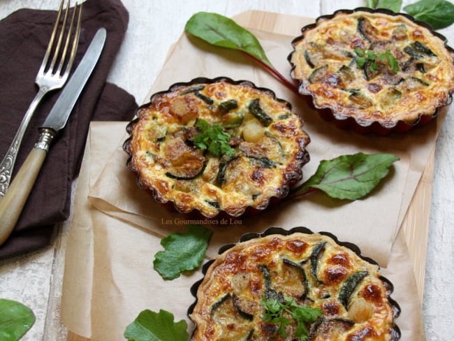 Tartelettes courgette - Saint Jacques